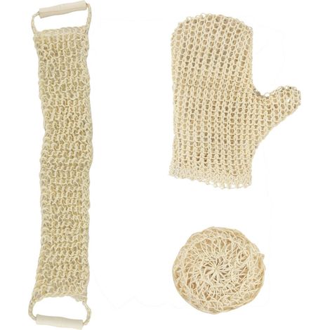 Set de Baño Exfoliante de 3 Piezas MSV