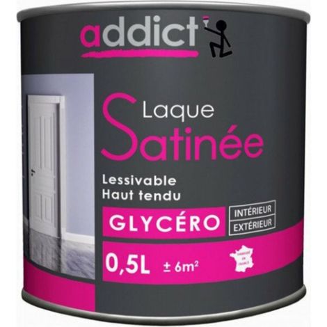 Pintura laca satinada lavable gris mineral 0,5 L interior/exterior (1/2)