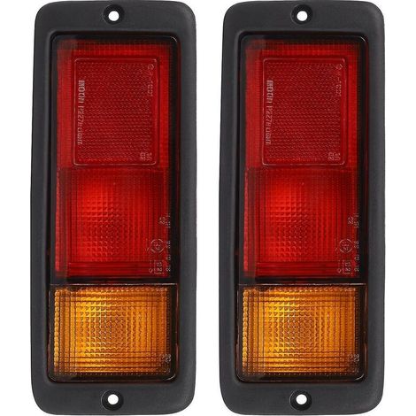 Feux arrière gauche et droit pour Mitsubishi Pajero 1992-1999 – Plastique rouge et noir – Installation facile – Ajustement parfait - Mb124963 (1/5)