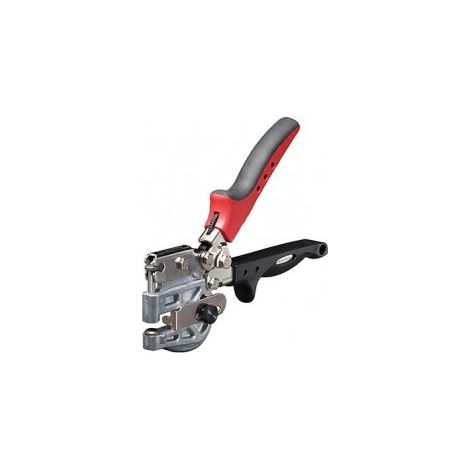 Jouanel – Poinçonneuse acier jusqu'à 1 mm – Poinçons Ø 3,2 et 4,8 mm – Col de cygne 35 mm pour accès facile – Poignée ergonomique anti-dérapante
