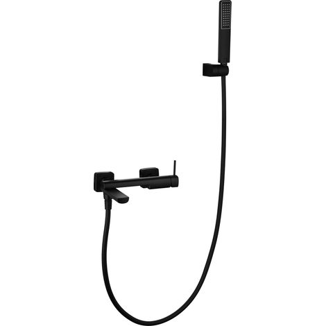 Kit baño/ducha monomando Firenze negro mate [ IMEX® ]