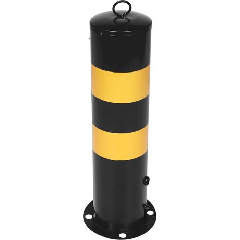 Barrière De Stationnement En Acier Poteau De Sécurité Pour Allée Colonne D'Avertissement Visible Pour Séparer Piétons Et Véhicules 50.00 X 16.00 X 16.00 cm 1 Pièce (1/5)