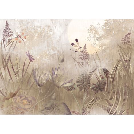 Dymo Étang des Libellules Papier Peint Multicolore 350x250 cm (1/4)