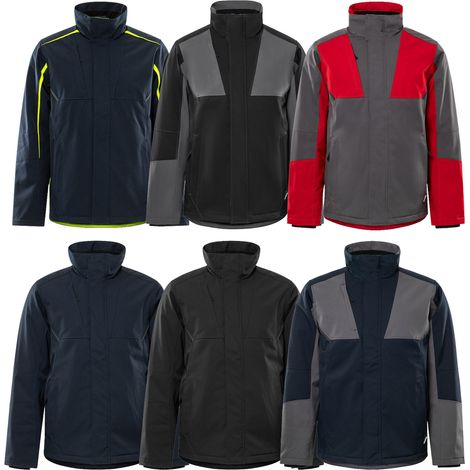 Chaqueta de trabajo Fristads Softshell 4931 GSW - XL - Azul/Amarillo