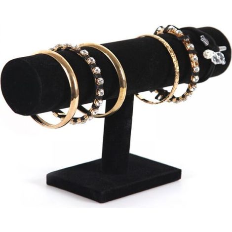 Présentoir en T, porte-bracelets, présentoir à bijoux, présentoir à barre en T