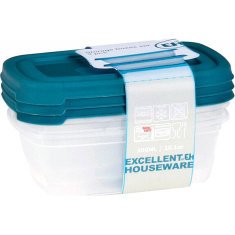 36x 3er Set Vorratsdosenset 300ml Küche Boxen Lebensmittel 108 Stück (1/5)