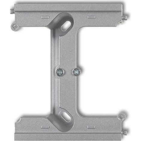 Karlik Deco / Mini Silber Metallic Erweiterungsmodul für eine einzelne, faltbare Aufputzbox für mehrere Deco-Rahmen, Mini 7DPU-2