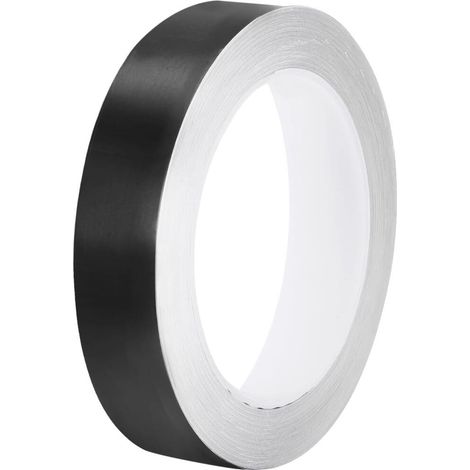 2 cm x 25 m Metallklebeband für Fliesen, ideal für Wände, Schränke, Badezimmer, Böden, Fliesen, Autos und Dekorationen, schwarz