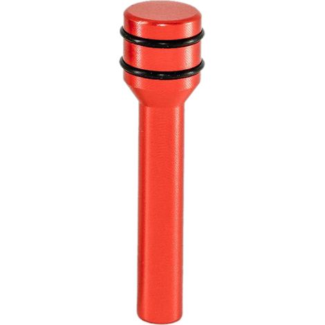 Poignée de verrouillage de porte de voiture en alliage d'aluminium universelle, antirouille, style intérieur, tige de tirage de remplacement rouge (1/3)