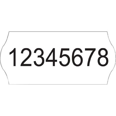 Etiquettes unies pour étiqueteuse GH001 Lot de 15000 pièces (1/3)