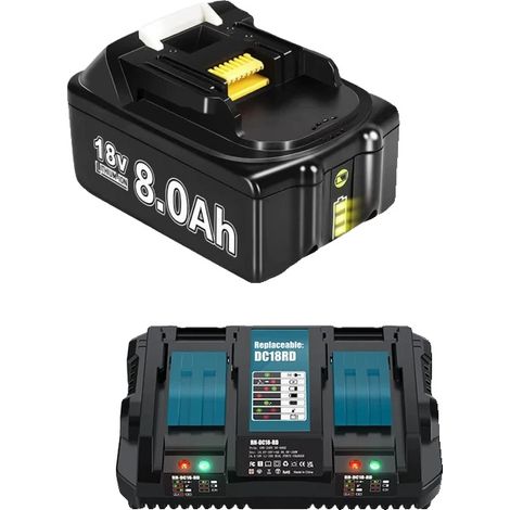 8000 mAh Kapazität, 18 V Spannung, Li-Ion-Typ (1/2)