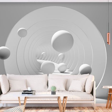 Papier peint adhésif Tunnel de l'oubli - 147 x 105 cm