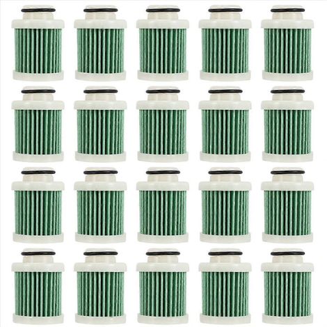 Filtres à carburant 6D8-WS24A-00 pour moteurs hors-bord Yamaha 4 temps 40-115 CV F40A F50 T50 F60 T60 - lot de 20 - pour entretien de moteur nautique (1/5)