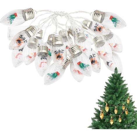 Guirlande Noël 3 m, ampoules LED, intérieur/extérieur, balcon/jardin (1/5)