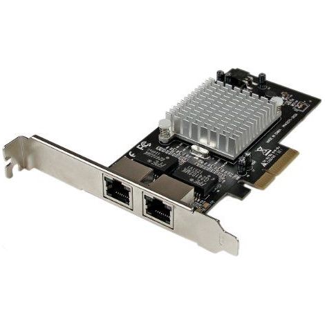 StarTech.com 2 Port PCI Express Gigabit Ethernet Netzwerkkarte - PCIe Server Adapter (1/5)