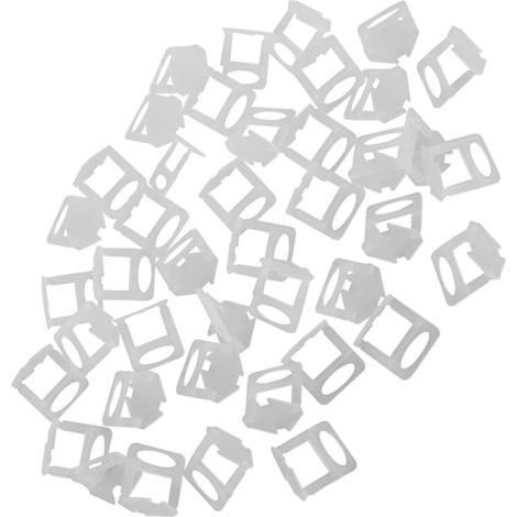 Lot de 1000 languettes de 1,5 mm - Système de nivellement de carrelage - Languettes de 1,5 mm - Aide à la pose de carreaux - Laschen - Système de pose - Outil pour carrelage (1/4)