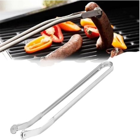 pince à griller rotative avec roues, Pince à tourner les saucisses pour barbecue, pince à tourner les saucisses (1/5)