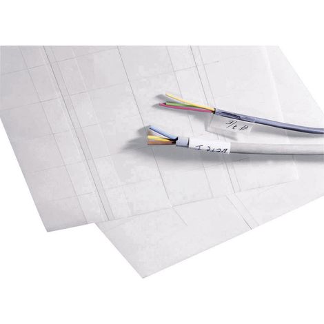 TE Connectivity 5-1768016-4 Kabel-Etikett BKM 38 x 23 mm Farbe Beschriftungsfeld: Weiß Anzahl Etike