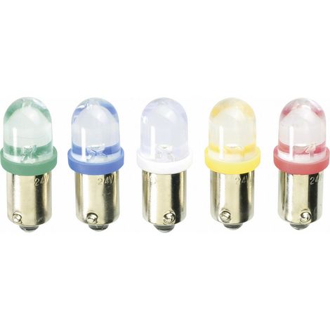 Barthelme 59092426 LED-Signalleuchte Warmweiß BA9s 24 V/DC, 24 V/AC