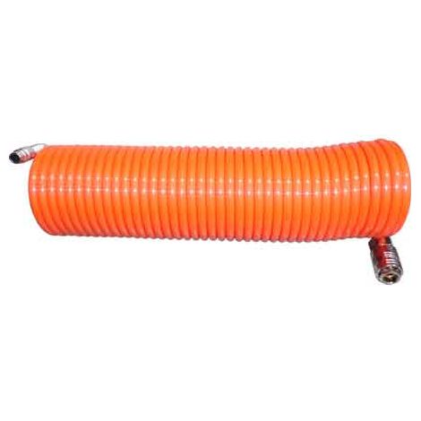 TUYAU SPIRALÉ AVEC RACCORDS RAPIDES CARDINALE Ø 6x8 mm - 4 m