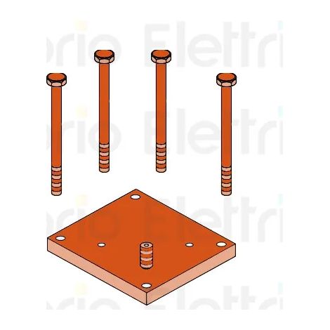 faac pièce détachée plaque de placement et tendeurs 750 63003324 (1/3)