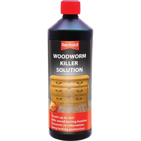Rentokil PSW104 Woodworm Killer Solution 1 litre RKLPSW104