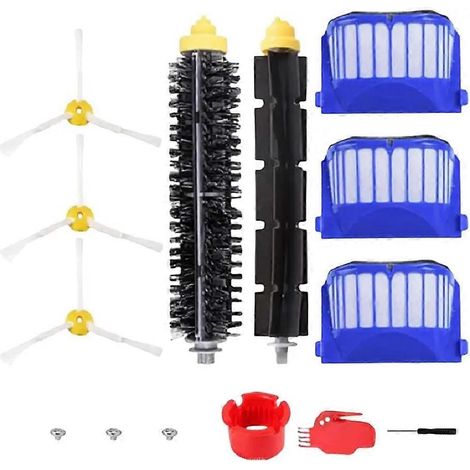 De rechange latéral/Bristle brosse accessoires pour iRobot Roomba aspirateur série 600 690 680 660 651 650 et série 500 (1/5)