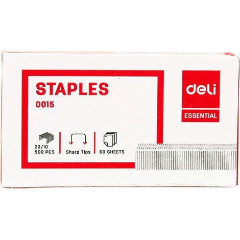 DELI C. 1000 grapas galvanizadas 23/10