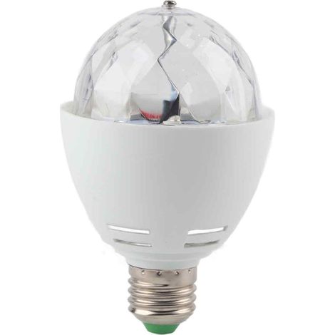 Ampoule Led Stage RGB - Socket E27 - Rotation Couleur Changeante - Effet Disco - 3 W - Pour Fête Maison Bar Jardin (1/5)