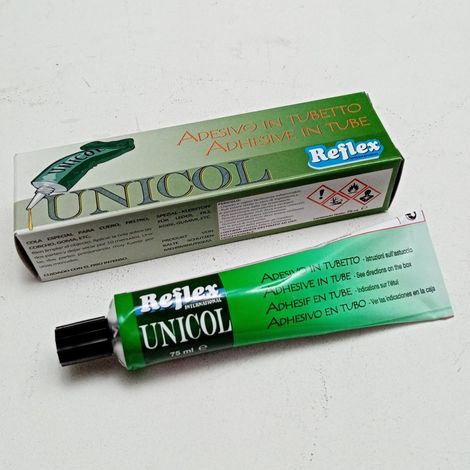 Reflex unicol 75ml colla speciale universale per cuoio feltro legno plastica (1/4)