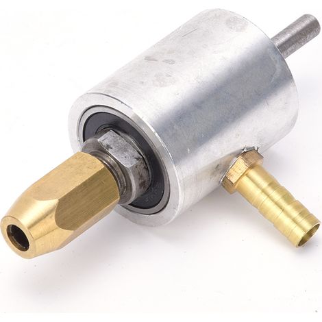 Adaptateur mandrin perceuse avec buse d'eau acier tungstène raccord pour carottier verre céramique tige 6mm mandrin 6mm (1/5)