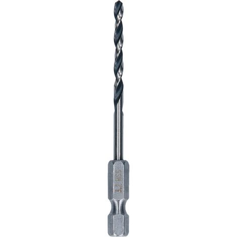 Bosch Foret hélicoïdal HSS métal, 3,2 x 36 x 75 mm, queue HEX 1/4 (1/5)