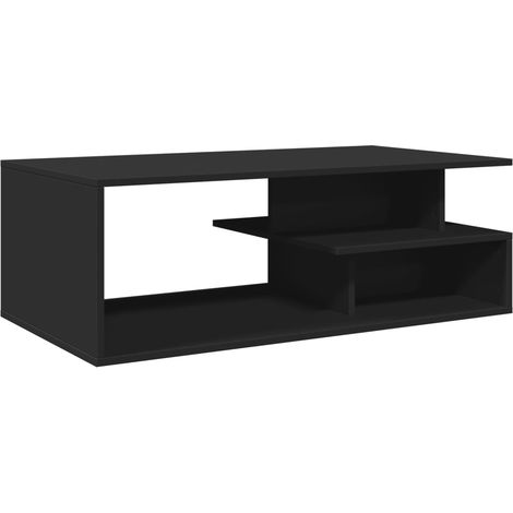 Maison Exclusive - Couchtisch Schwarz 102x55x35 cm Holzwerkstoff