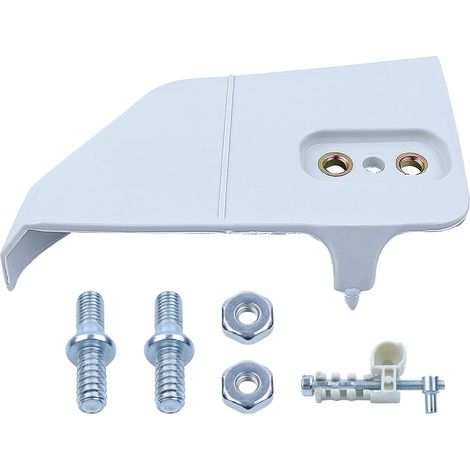 Couvercle de Pignon d'Embrayage pour Stihl MS180 MS170 018 017 avec Tige de Barre pour Pièce de Tronçonneuse, Couvercle de Pignon d'Embrayage, Tendeur de Chaîne, Tige de Barre, Écrou de Barre (1/5)