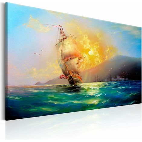 Tableau ciel brûlant - 120 x 80 cm (1/4)