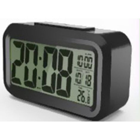 Mebus 42435 à quartz Réveil noir grand écran S019791 (1/4)