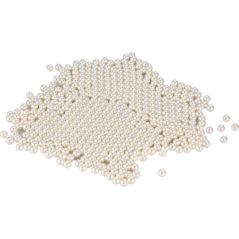 1300 pièces Porte-pinceaux de maquillage décoratif en acrylique avec perles / Boîte de rangement transparente décorative pour maquillage avec perles (1/2)
