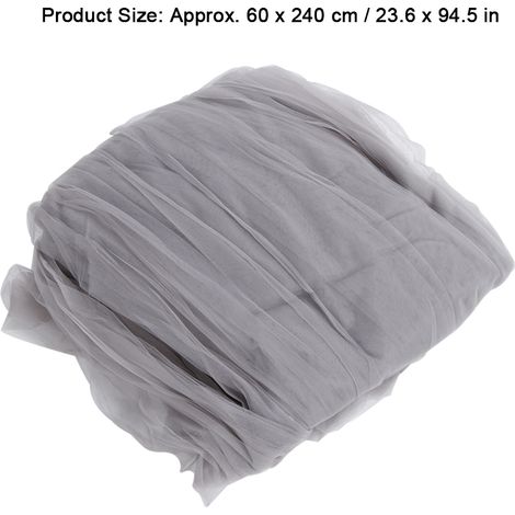 Moustiquaire élégante en maille pour la maison, ciel de lit pour bébé/enfant, gris (1/5)
