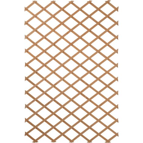 Nature Treillis de jardín 100 x 300 cm Madera Marrón