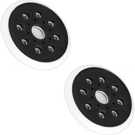 Plateau Ponceuse 125mm pour Bosch GEX125-1AE, Plateau de Ponçage Professionnel à 8 Trous Disque de Polissage de Ponçage Accessoire(2 pièce) (1/4)