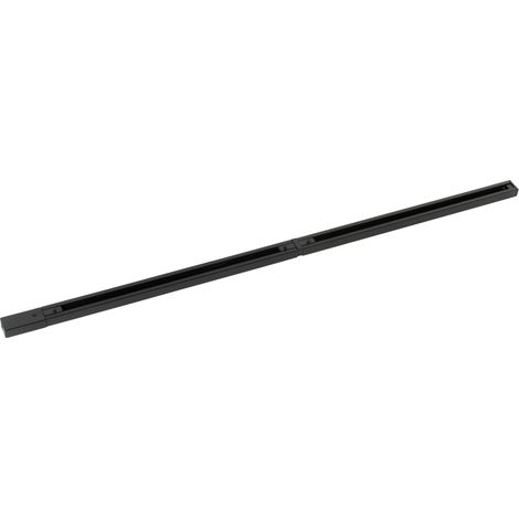 Modernes 1-phasiges Schienensystem schwarz 50cm 2er-Set - Iconic