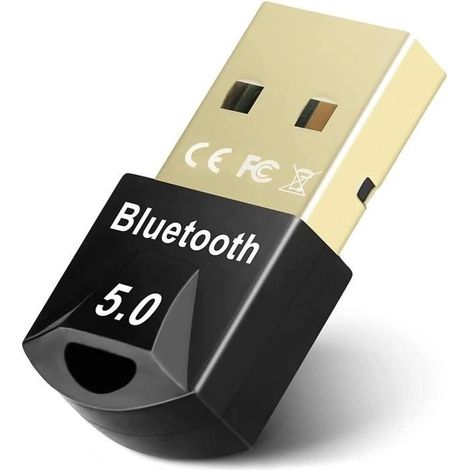Clé Bluetooth Dongle USB - Phonillico - Bluetooth 5.0 - Compatible Windows 11-7 - Transmission rapide (1/4)