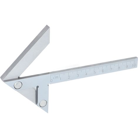 Zentrierlehre 100x70mm, Lineal aus Edelstahl zum Markieren und Messen, Präzisionsmarkierwerkzeug für Tischler- und Holzbearbeitungsarbeiten. (1/5)