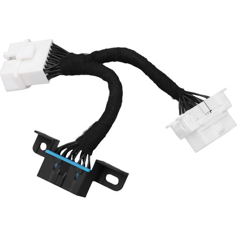 Câble en Y OBD2 16 broches 0,15 m adaptateur mâle vers 2 femelles rallonge universelle pour outil de diagnostic automobile (1/5)