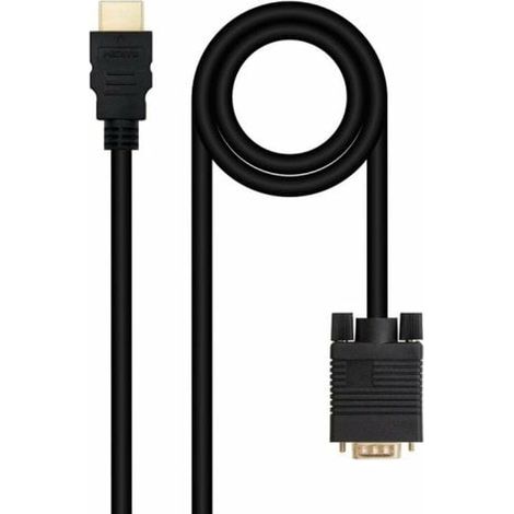 Hdmi A Vga, Hdmi/m-vga/m Nero 1.8 10.15.4348 Cavo convertitore Hdmi A Vga, Hdmi/m-vga/m Nero 1.8 10.15.4348 (1/5)