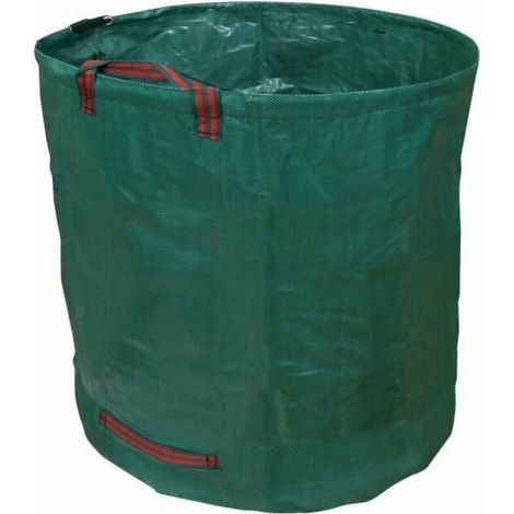 Lot de 2 Sacs de Jardin 272L avec Anses Sacs Poubelles de Jardinage Imperméables 10 Vert Extérieur