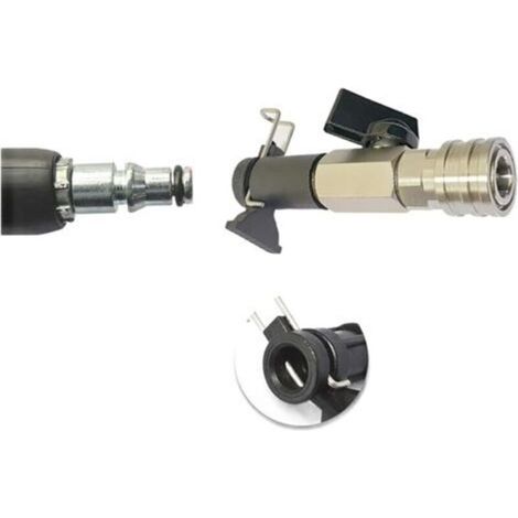 Pressure Washer Nozzle Stainless Steel 1/4" Quick Connect 2320 PSI for Karcher for Bosch, Nilfisk, Five Spray Tips for Car, Patio, Driveway, Garden (1/5)