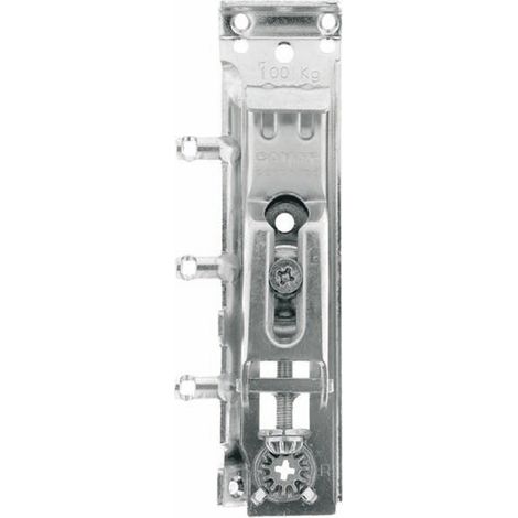 CAMAR Schrankaufhänger 817 rechts, H 18 mm, T 25 mm, Stahl verzinkt/Zamak (1/3)