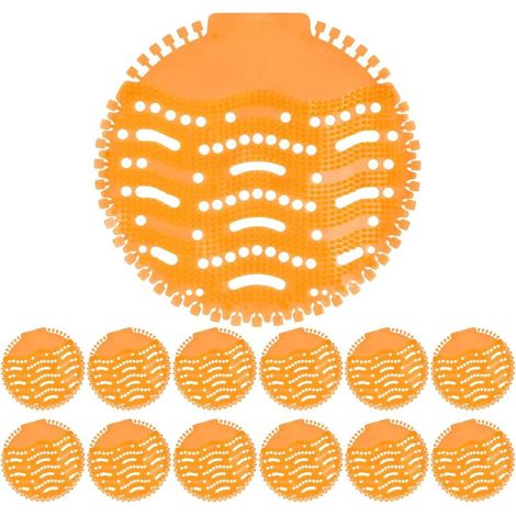 12PCS Écran D'Urinoir, Urinal Screen Desodorisant Urinoir avec Parfum, Ecrans Pour Urinoir Filtre à Urinoir, Tapis d'Urinoir Tamis à urinoir Tapis d'Urinoir pour Urinoir et Salle de Bain (1/5)