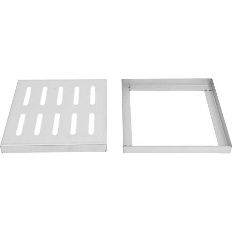 aus Edelstahl 30x30cm Quadratisch Robust Verschleißfest für (1/5)